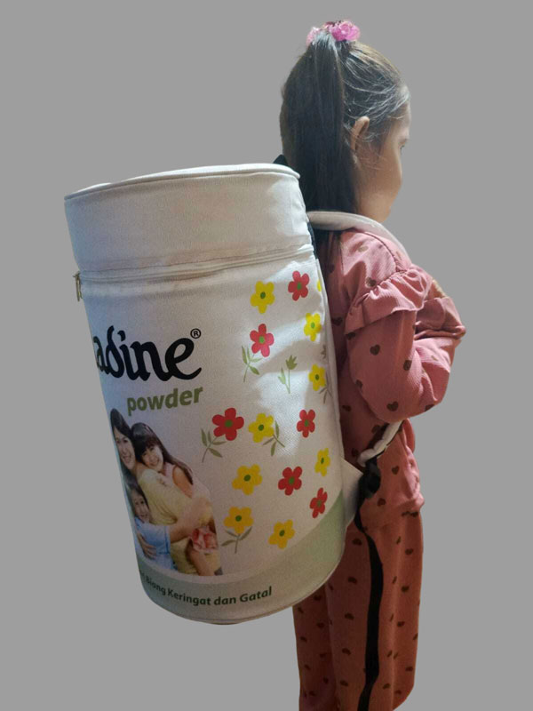Tas Ransel Anak Unik Bentuk Bedak Bayi